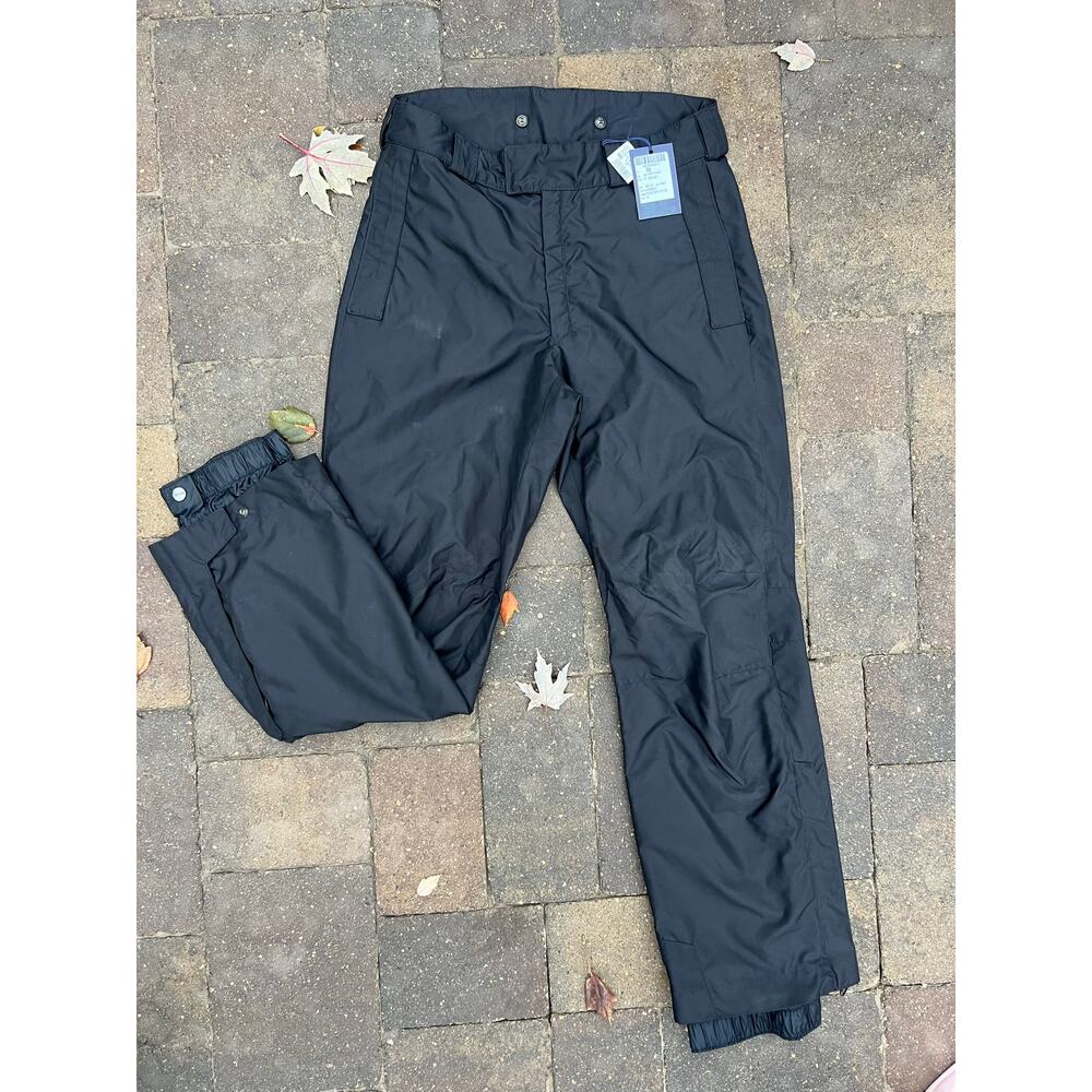 NWT Post Card Angelo warm-up black snow ski pants size 34